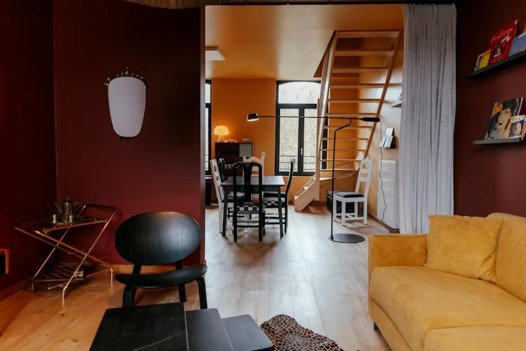列日Le Retro Chic - Grand Duplex Pour 6 Dans Le Centre公寓 外观 照片