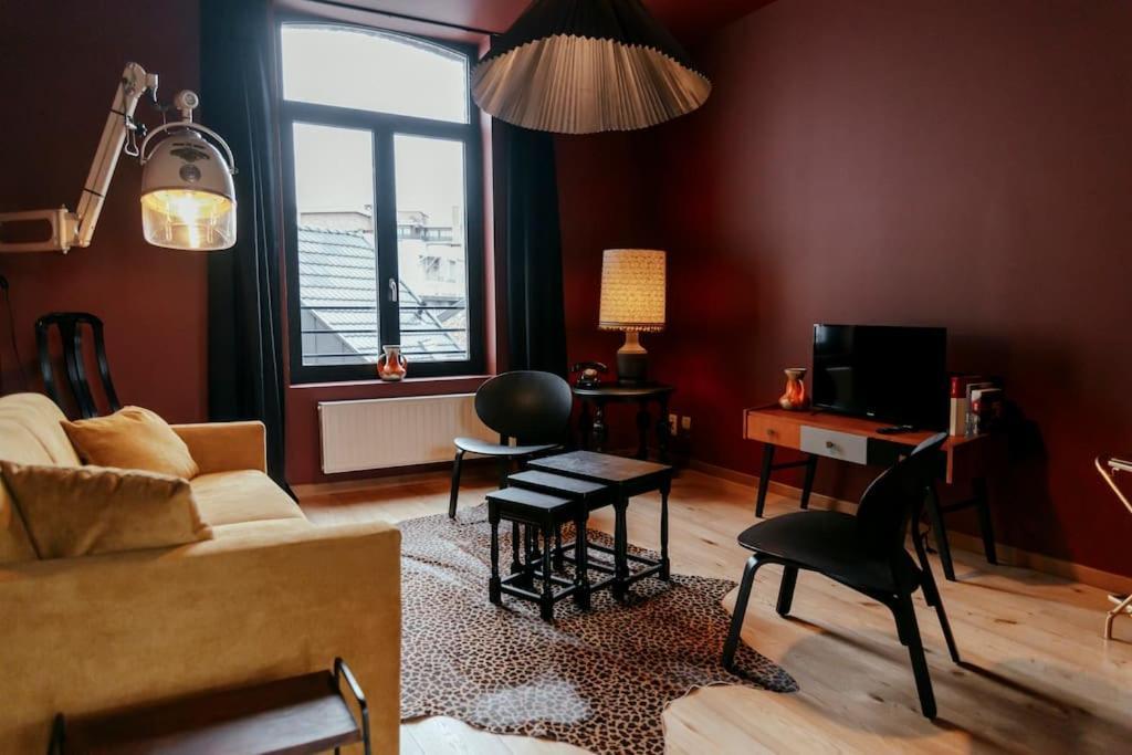 列日Le Retro Chic - Grand Duplex Pour 6 Dans Le Centre公寓 外观 照片